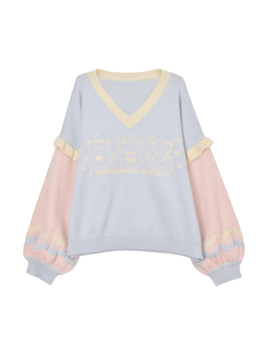 Suéter Japonés Adorable de Cuello Alto
