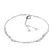 Pulsera de Plata Esterlina S925 Ajustable Telescópica
