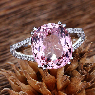 Anillo de Compromiso Europeo Americano con Incrustaciones de Diamantes - Image 3
