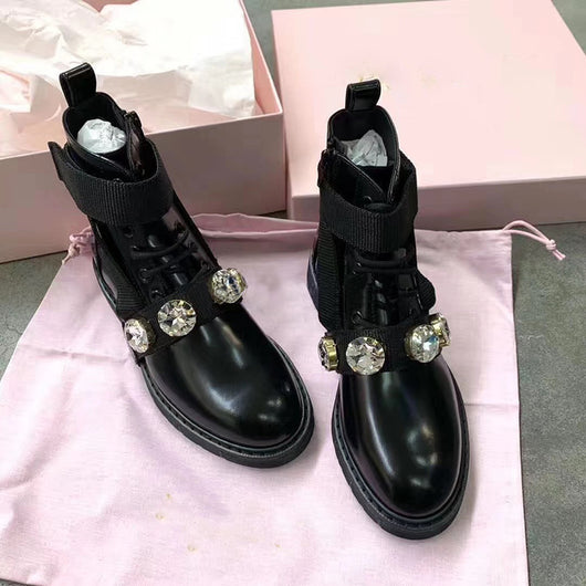 Botas Martin Planas con Strass para Mujer - Diseño Nude