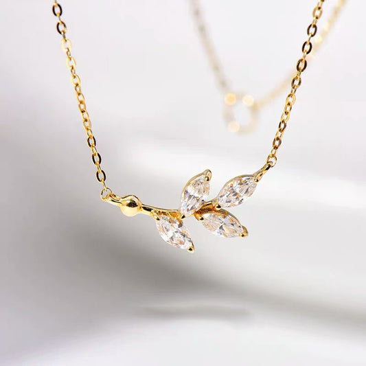 Collar de Plata Esterlina con Circonita para Mujer