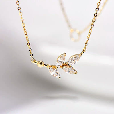 Collar de Plata Esterlina con Circonita para Mujer