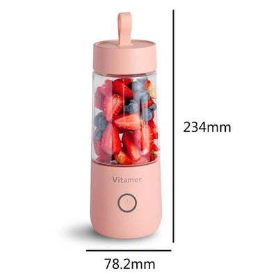 Licuadora Portátil 350ml USB Recargable - Batidora Eléctrica para Smoothies y Jugos - Image 12