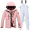 Top Rosa Y Pantalones Blancos S