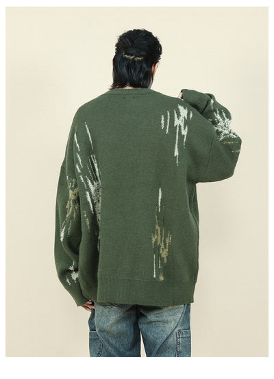 Suéter Holgado de Cuello Redondo para Hombre - Image 21