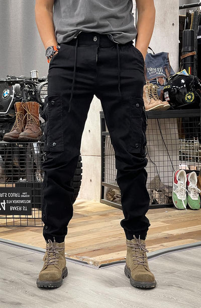 Pantalones Tácticos Casual de Pierna Recta para Hombre con Puños Ajustables - Image 13