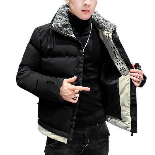 Chamarra Hoodie Acolchada Juvenil Estilo Coreano - Image 12
