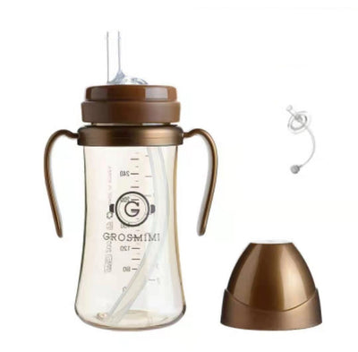Vaso Infantil Coreano Grosmimi 300ml con Pajita - PPSU Ecológico Antiderrames - Image 2
