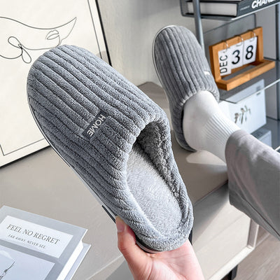 Pantuflas de Algodón Cálidas con Suela Antideslizante para Pareja - Image 16