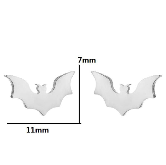 Aretes de Murciélago de Halloween en Acero Inoxidable Pequeños Animales - Image 11