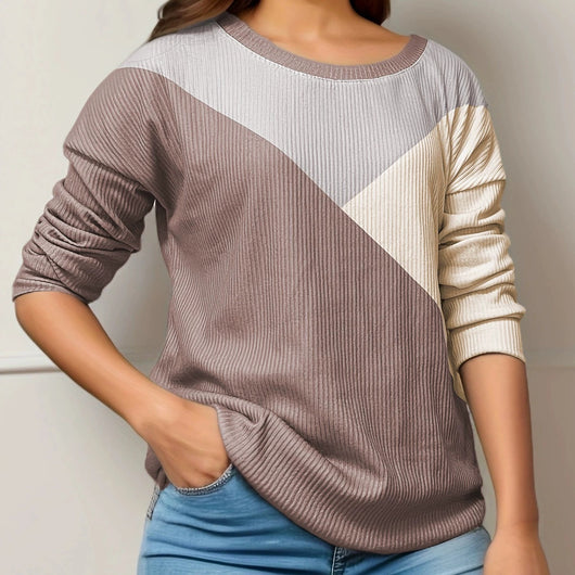 Camiseta Suelta Estampada Tricolor para Mujer - Casual y Cómoda - Image 5