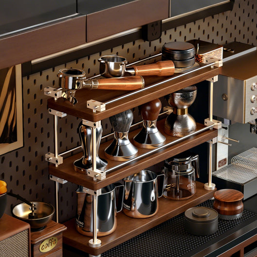 Repisa Estante para Máquina de Café Estilo Retro Moderno