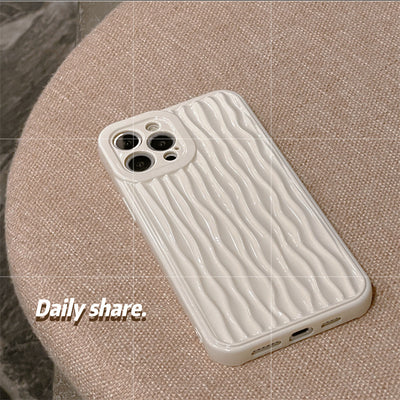 Funda Protectora Blanca Corrugada para Celular - Image 4