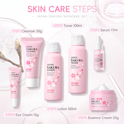Set Completo Cuidado Facial Flor de Cerezo - Limpieza y Luminosidad 6 Piezas - Image 20