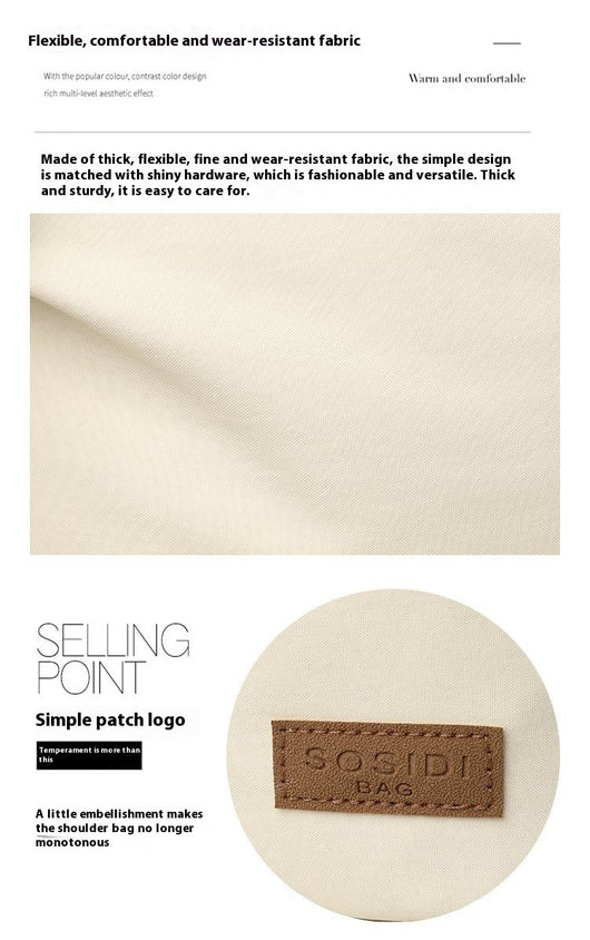 Bolso Mensajero Impermeable Multifuncional de Nylon para Mujer - Image 21