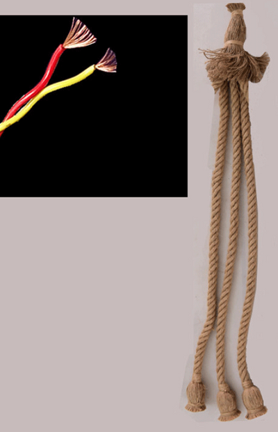 Lámpara Colgante Artesanal de Cuerda de Cáñamo Retro DIY - Image 4