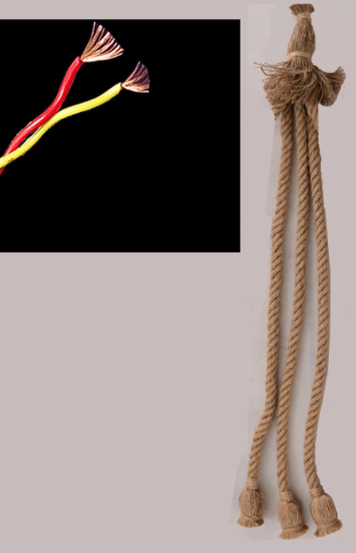 Lámpara Colgante Artesanal de Cuerda de Cáñamo Retro DIY - Image 4