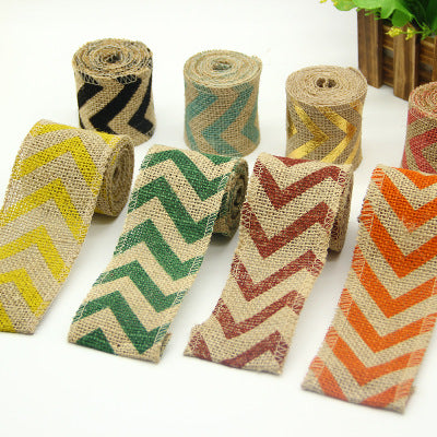 Cinta de Arpillera Natural - Rollo Decorativo