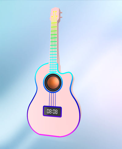Parlante Bluetooth con Reloj Despertador y Luces Ambientales - Image 17