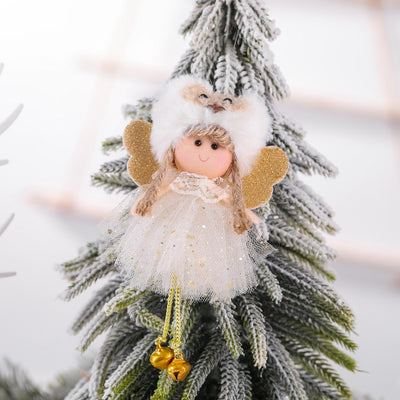 Adorno Navideño Ángel con Alas de Lentejuelas y Astas - Image 17