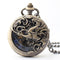Reloj de Bolsillo Hombre Dragón Volador Clamshell Hueco con Escala Romana