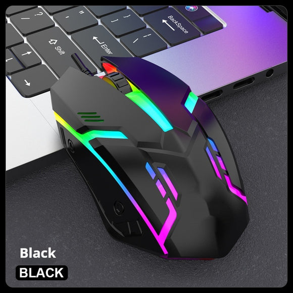 Ratón Gaming Profesional Ponderado con Cable USB para Laptop