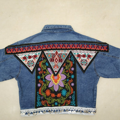 Blusa Retro Bordada Estilo Nacional - Manga Larga Clásica para Mujer - Image 6