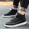 Zapatos casuales deportivos de caña alta para hombre en lino