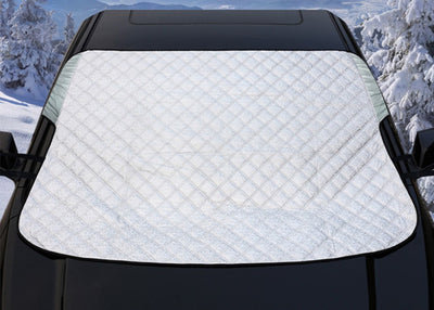 Protector Solar para Parabrisas con Revestimiento Plateado - Bloqueador de Nieve y Calor - Image 5