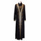 Vestido Beige Bordado Elegante para Ramadán Islámico