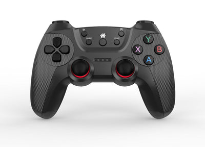 X2 Ultra Home TV Game Console kit with black game stick, two wireless controllers, 64GB MicroSD, and cables. - Image 15