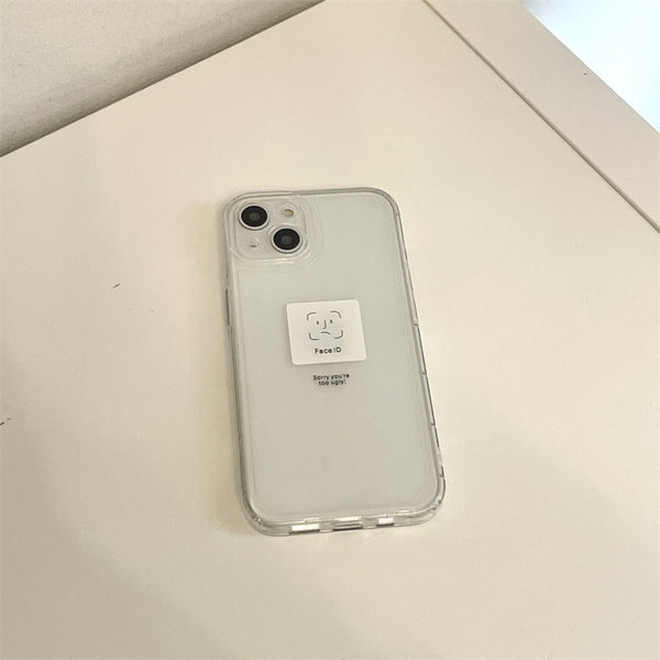 Funda Transparente para Teléfono Compatible con Reconocimiento Facial