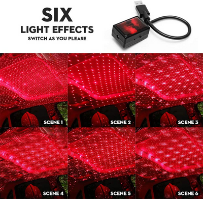 Proyector de Luces Estrelladas USB - Iluminación LED Galaxia para Auto e Interior - Image 5
