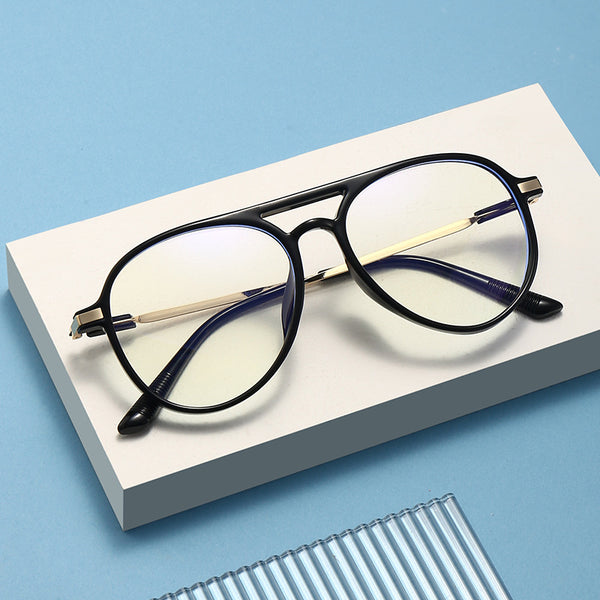 Gafas Anti Luz Azul con Montura Doble Rayo para Miopía