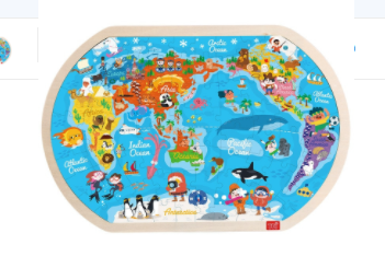 Rompecabezas Mapa Mundi en Madera - Image 5