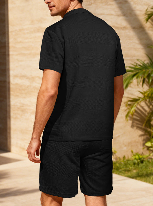 Conjunto Deportivo Hombre Jacquard Suelta Comodidad Total - Image 32