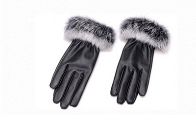 Guantes de Cuero Táctil con Forro Cálido y Diseño Premium - Image 2