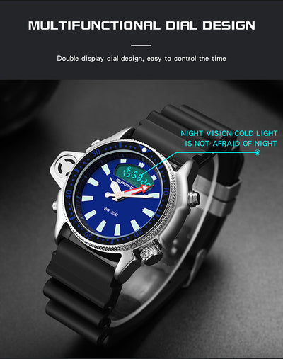 Reloj Deportivo Multifuncional Resistente al Agua con Esfera Grande - Image 17
