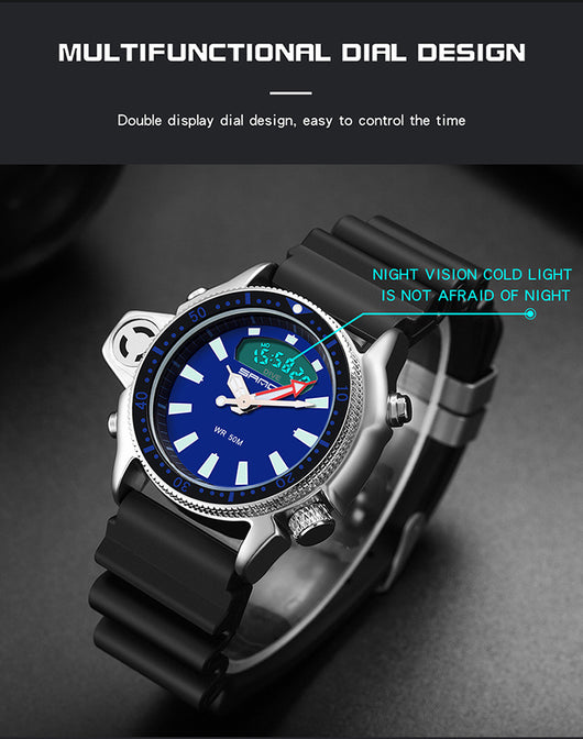 Reloj Deportivo Multifuncional Resistente al Agua con Esfera Grande - Image 17