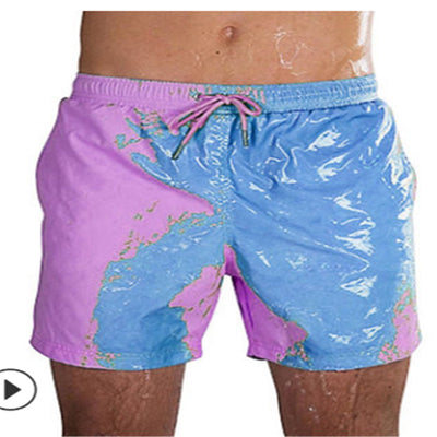 Shorts de Playa Termocromáticos con Cambio de Color al Agua - Image 7