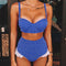 Bikini Talle Alto con Encaje, Lunares y Cierre Underwire