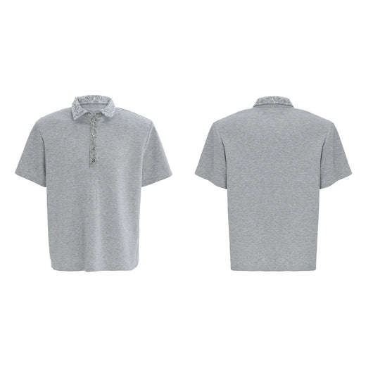 Polo Holgado con Cuello Cuadrado, Lentejuelas y Bordados Elaborados - Image 9