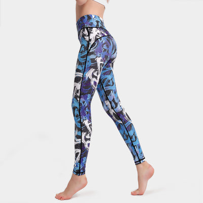 Pantalones de Yoga Estampados de Secado Rápido - Image 35