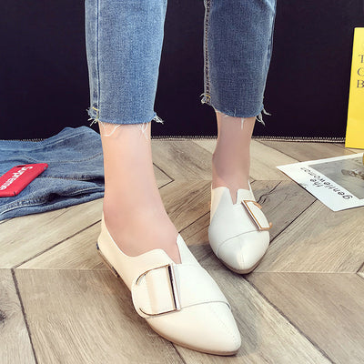 Zapatos Planos Estilo Británico - Mocasines Cómodos de Boca Baja - Image 3