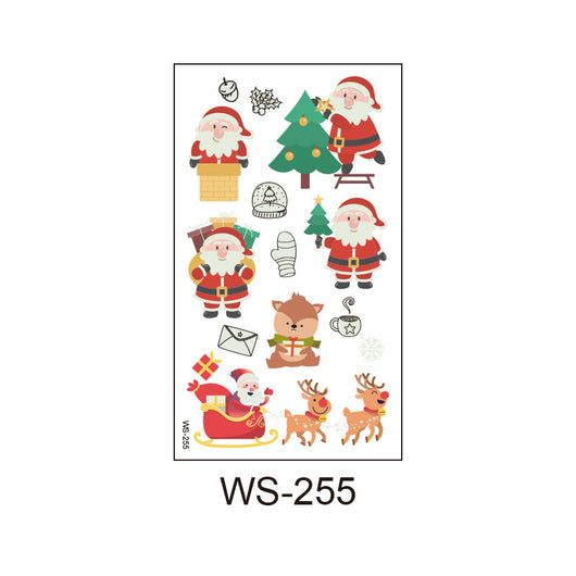 Tatuaje Luminoso Navideño Papá Noel Brillante - Image 6