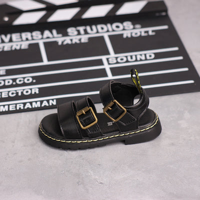 Sandalias Infantiles con Velcro y Suela Suave - Botones Metálicos - Image 13