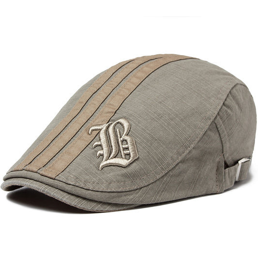 Boina Transpirable para Hombre con Letra - Gorro de Sol