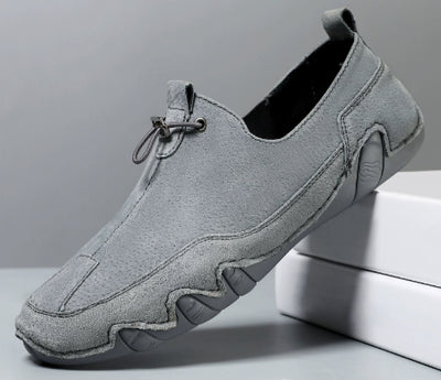 Zapatos Casuales de Cuero para Hombre - Transpirables y sin Cordones - Image 16