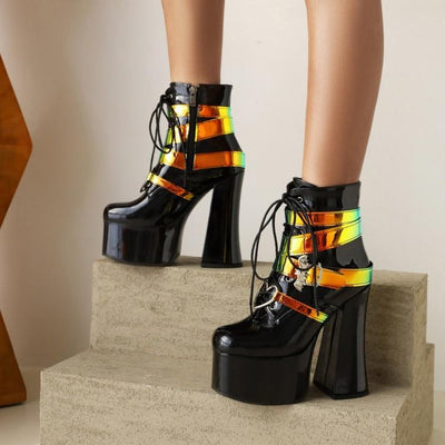 Botas Martin Estilo Cantante con Tacón Grueso y Suela Reforzada - Image 11
