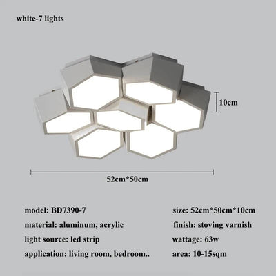 Lámpara de Techo LED para Dormitorio y Sala de Estar - Image 13